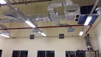 Tư vấn thiết kế và lắp đặt hệ thống hút khói sự cố và cấp khí tươi cho siêu thị