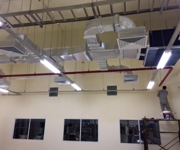 Tư vấn thiết kế và lắp đặt hệ thống hút khói sự cố và cấp khí tươi cho siêu thị